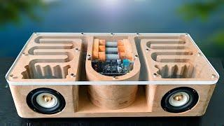 DIY Wooden MDF Subwoofer Bluetooth Speaker
