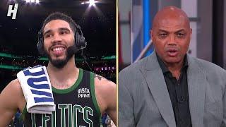 Jayson Tatum joins Inside the NBA talks advancing to the ECF 