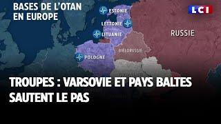 Troupes  Varsovie et pays Baltes sautent le pas