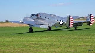 Beechcraft Model 18 AT-11 Kansan  Flight Demo and Cockpit Tour