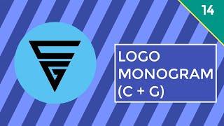 Tutorial Membuat Logo Monogram C + G by EZN  PixelLab