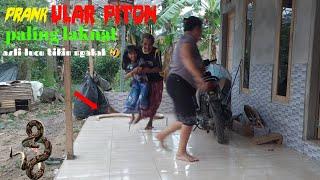 vidio Lucu PRANK ULAR PITON Paling Laknat  Asli Lucu Bikin Ngakak Funniest Snake Prank