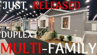 Just released multi-family duplex double wide mobile home Never before seen setup Home Tour