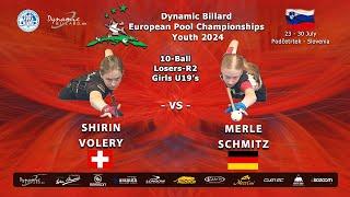 Day 3 Youth The 10-ball discipline Dynamic Billard European Pool Championships Youth 2024.