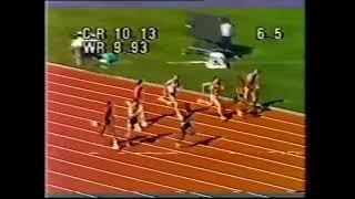 1985 IAAF World Cup 100m Ben Johnson Canberra
