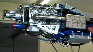 Mazda 20B aircraft engine run #2