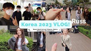 korea 2023 vlog  Seeing KPOP Idols at Music Bank IVE Kep1er NMIXX Chaeyeon Eunchae and more