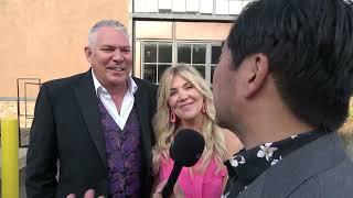 Rob Scheer and Carrie Tucker Carpet Interview at Tiffany Haddishs Adult PROM