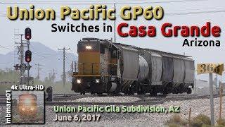 5G4k Union Pacific GP60 Switches in Casa Grande Arizona UP Gila Sub 06062017 ©mbmars01