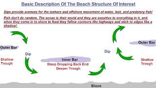 Reading The Beach - Sandbars Troughs Dips - Let The Water Tell You Where To Fish