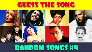 Guess the 50 Random Songs Part 4  Music Quiz