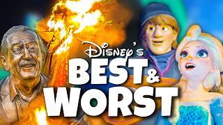 Top 10 WORST & BEST at the Disney Theme Parks - New Disney Rides Attractions & More