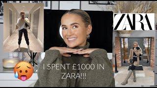 HUGE ZARA HAUL TRY ON  MOLLYMAE