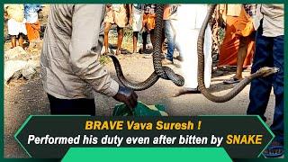 Vava Suresh Accident Full Video I Snake catcher Vava Suresh Bitten by large cobra Condition Critical