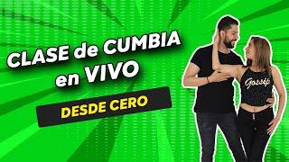 CLASE DE CUMBIA DESDE CERO  BAILA FACILITO EN VIVO 