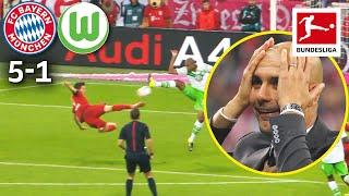 5 Goals in 9 Minutes – The Legendary Lewandowski Show  Bayern München vs. VfL Wolfsburg