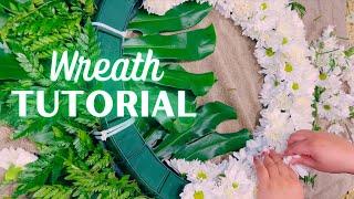 How to Make a Funeral Flower Wreath