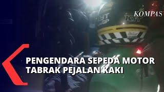 Pejalan Kaki Ditabrak Pengendara Sepeda Motor Hingga Terpental Diduga Akibat Minimnya Lampu Jalan