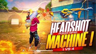 Poker Mp40 is Back Good Or Bad Solo Vs Squad With Golden Poker in Free Fire in Telugu