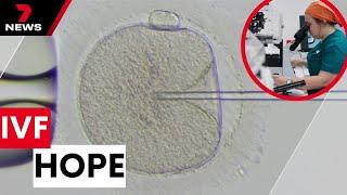 Groundbreaking new technique giving IVF patients new hope  7 News Australia