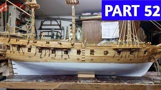 How to Build  Ship Model  Part 52  Fixing Deadeyes