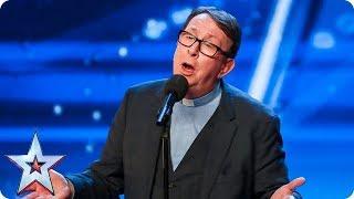 Father Ray Kelly takes us to church with AMAZING version of ‘Everybody Hurts’  Auditions  BGT 2018