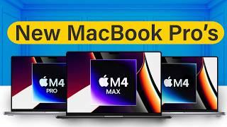 16GB RAM New MacBook Pro M4 M4 Pro M4 Max Every NEW Change LEAKS