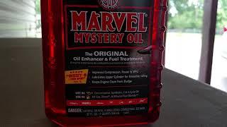 Look how Marvel Mystery oil keeps my sparkplug like new