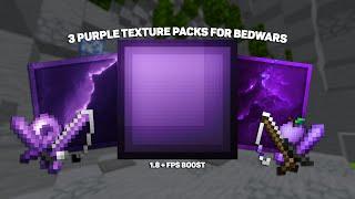 Top 3 Purple Texture Packs For Minecraft Bedwars 1.8 + FPS Boost