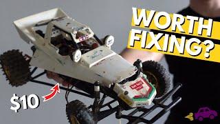 RC Car Restoration  Can I BUILD This Vintage RC Car 1984 Tamiya Grasshopper? Part 1