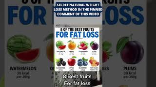 8 Of the best fruits for fat loss #shorts