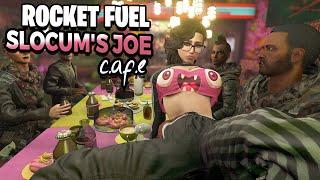 Fallout 4 - ROCKET FUEL - SLOCUMS JOE CAFE GRAND OPENING - Bleachers 2 - Diamond City DLC Mod