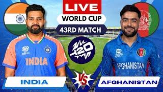 Live India vs Afghanistan T20 World Cup Live Match Score & Commentary  IND vs AFG Live match