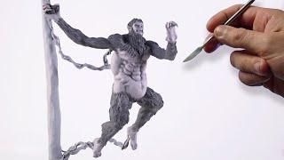 Sculpting WHITE BEAST TITAN  Attack On Titan  Shingeki No Kyojin  The Final Season Part 3