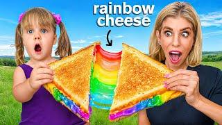 Eating RAINBOW Food Challenge