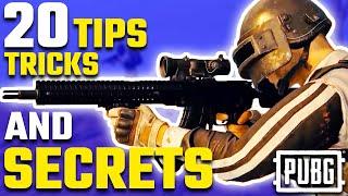 20 THINGS YOU MIGHT NOT KNOW  PUBG Tips Tricks & Secrets PS4 PS5 Xbox & PC