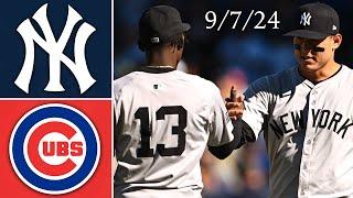 New York Yankees @ Chicago Cubs  Game Highlights  9724