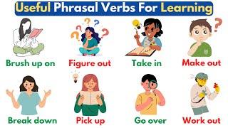 Phrasal Verbs For Learning & Education  Phrasal Verbs In English  English Vocabulary