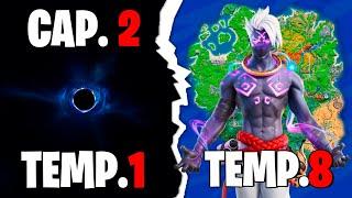 Creo el CAPÍTULO 2 PERFECTO con 8 temporadas INCREIBLES de Fortnite