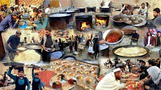 Traditional Marriage in Afghanistan  Afghani Wedding culture Rural Cooking