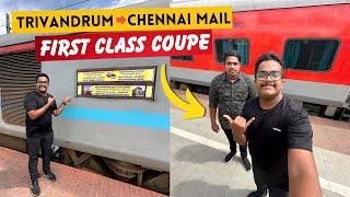 No.20 മദ്രാസ് മെയിൽ ഫസ്റ്റ് ക്ലാസ്സ് യാത്ര  AC First Class Coupe  Trivandrum Chennai Mail 