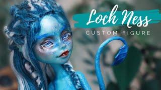 LOCH NESS CUSTOM FIGURE   Doll Repaint  etellan