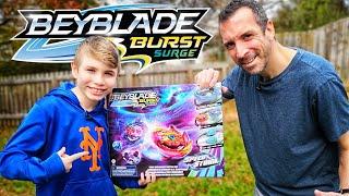 Beyblade Burst Surge Volt Knockout Battle Set by Hasbro UnboxingReview & Full Out Stadium Test