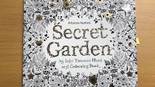 Completed pages in my first ever colouring book  Secret Garden  ADULT COLOURING