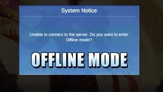 HOW TO PLAY OFFLINE MODE IN MOBILE LEGENDS