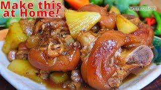 Yummy Pork PATA Hamonado THE SECRET OF COOKING SUPER Tender & JUICY PORK. Easy way to cook Pork