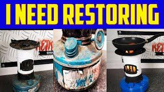 Old Scrap Paraffin Camping Stove Gets Restored