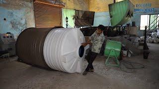 Making Process of Plastic Water Tank in Factory  Water Tanks Making Process  Unbox Engineering