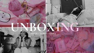 Unboxing Video  Shein + Temu + China