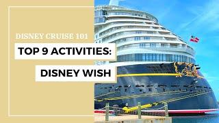 Top Activities on Disney Wish  Disney Cruise Line